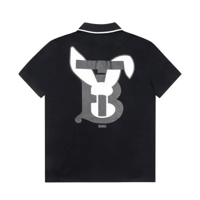 Поло Burberry The Hare In The Letter Logo "Black" фото № 6