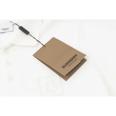 Поло Burberry In Square Logo "White" фото № 3