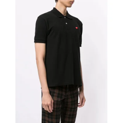 Поло Comme des Garcons Play Red Small Heart "Black" фото № 2 Поло Comme des Garcons Play Red Small Heart "Black" фото № 2
