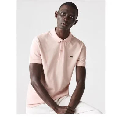 Футболка Lacoste Embroider Logos "Pink" фото № 8