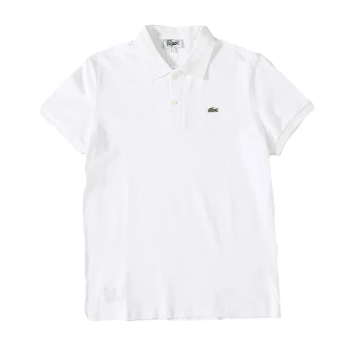 Поло Lacoste Cotton With Crocodile Logo "White"