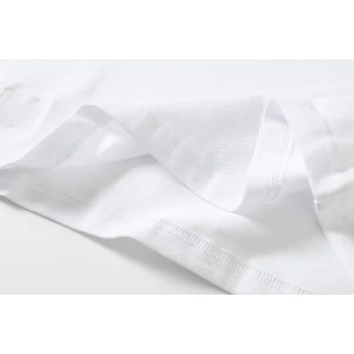 Поло Lacoste Cotton With Crocodile Logo "White" фото № 4