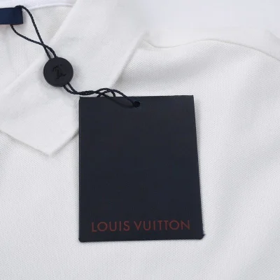 Поло Louis Vuitton With Branded Clasp "White" фото № 3