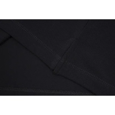 Поло Prada With Leather Logo Patch "Black" фото № 7