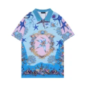 Поло Versace At The Depth Of The Sea "Blue/Pink"