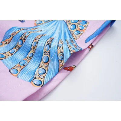 Поло Versace At The Depth Of The Sea "Blue/Pink" фото № 9 Поло Versace At The Depth Of The Sea "Blue/Pink" фото № 9