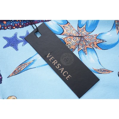 Поло Versace At The Depth Of The Sea "Blue/Pink" фото № 7 Поло Versace At The Depth Of The Sea "Blue/Pink" фото № 7