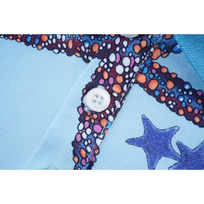 Поло Versace At The Depth Of The Sea "Blue/Pink" фото № 6 Поло Versace At The Depth Of The Sea "Blue/Pink" фото № 6