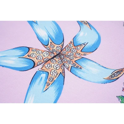 Поло Versace At The Depth Of The Sea "Blue/Pink" фото № 4 Поло Versace At The Depth Of The Sea "Blue/Pink" фото № 4