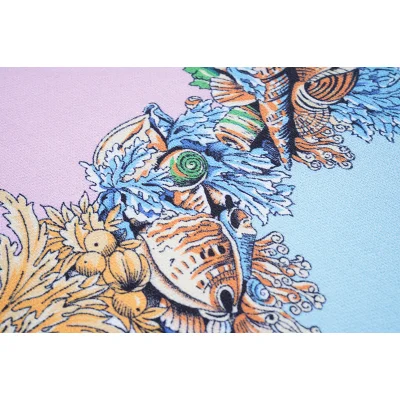 Поло Versace At The Depth Of The Sea "Blue/Pink" фото № 3 Поло Versace At The Depth Of The Sea "Blue/Pink" фото № 3