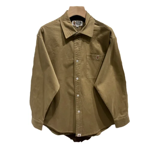 Рубашка A Bathing Ape Vintage Logo "Brown"