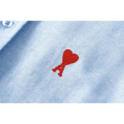 Рубашка AMI Classic "Blue" фото № 2