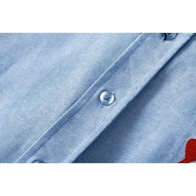 Рубашка AMI Classic "Blue" фото № 3