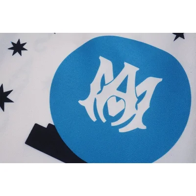 Рубашка Amiri With City Names Without Pockets "White" фото № 5