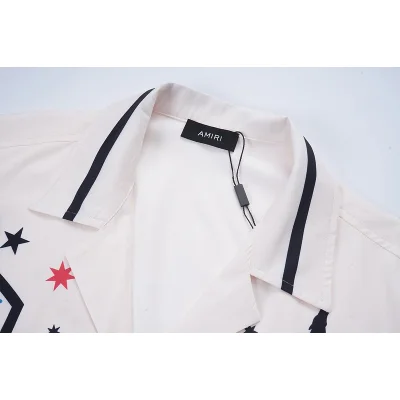 Рубашка Amiri With City Names Without Pockets "White" фото № 8