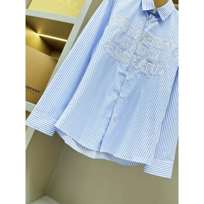Рубашка Burberry Light Logo Burberry London England "Blue" фото № 5