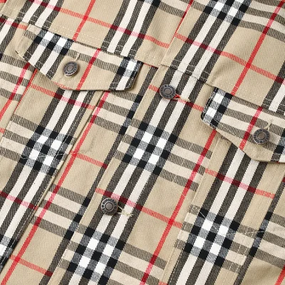 Рубашка Burberry The Horseman On A Horse Logo "Beige/Gray" фото № 5 Рубашка Burberry The Horseman On A Horse Logo "Beige/Gray" фото № 5