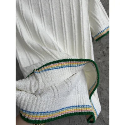 Рубашка Casablanca 3D Beige Lines Red Romb "White" фото № 6