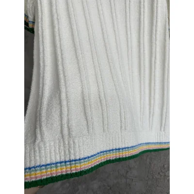 Рубашка Casablanca 3D Beige Lines Red Romb "White" фото № 4