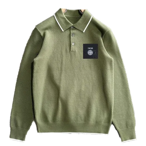 Рубашка Christian Dior Embroidered Island Stone "Green"