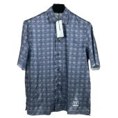 Рубашка Christian Dior Many Rombes Print "Blue"