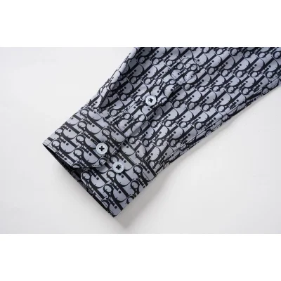 Рубашка Christian Dior Print Dior Many Logos "Black" фото № 3 Рубашка Christian Dior Print Dior Many Logos "Black" фото № 3