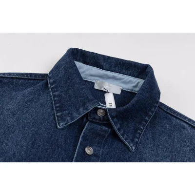 Джинсовая рубашка Dior Strict Collar "Blue" фото № 3 Джинсовая рубашка Dior Strict Collar "Blue" фото № 3