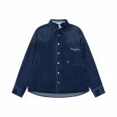 Джинсовая рубашка Dior Strict Collar "Blue"
