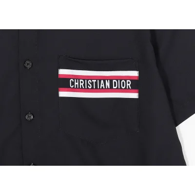 Рубашка Dior Striped Star Print "Black" фото № 8