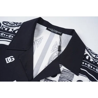 Рубашка Dolce Gabbana Logo Inside Heart "Black" фото № 8