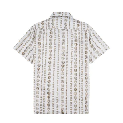 Рубашка Dolce Gabbana Coin Print "White" фото № 2 Рубашка Dolce Gabbana Coin Print "White" фото № 2