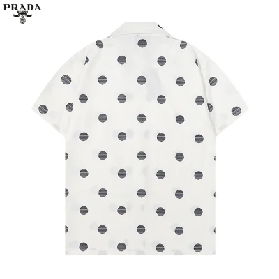 Рубашка Prada Polka Dot "White" фото № 2