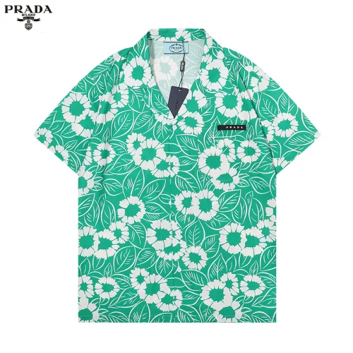 Рубашка Prada Flowers "Green"