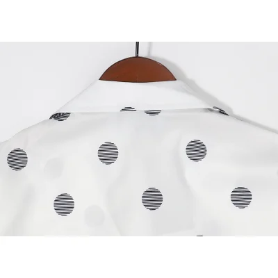 Рубашка Prada Polka Dot Print "White" фото № 6