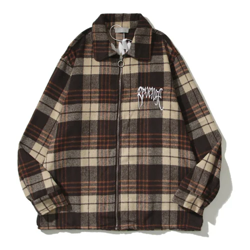 Рубашка Revenge In A Cage With A Logo "Brown"