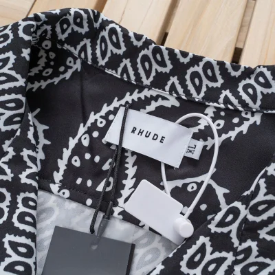 Рубашка Rhude Diversity "Black" фото № 6 Рубашка Rhude Diversity "Black" фото № 6