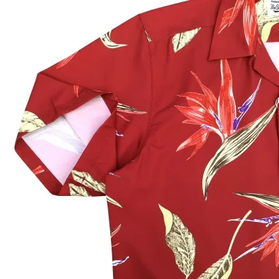 Рубашка Wacko Maria Birds "Red" фото № 7