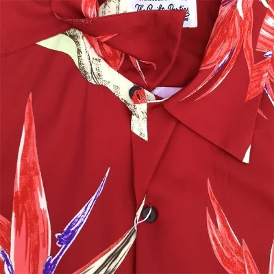 Рубашка Wacko Maria Birds "Red" фото № 6