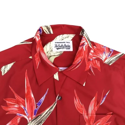 Рубашка Wacko Maria Birds "Red" фото № 5