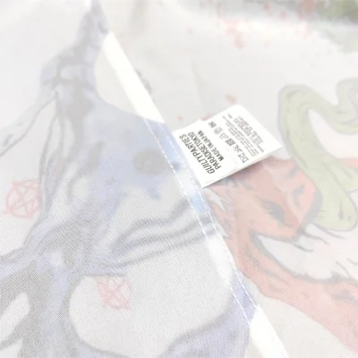 Рубашка Wacko Maria X Neck Face Dance Of The Demons "White" фото № 2 Рубашка Wacko Maria X Neck Face Dance Of The Demons "White" фото № 2