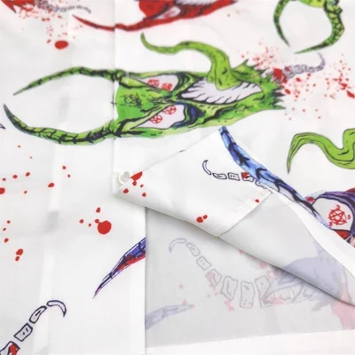 Рубашка Wacko Maria X Neck Face Dance Of The Demons "White" фото № 3 Рубашка Wacko Maria X Neck Face Dance Of The Demons "White" фото № 3