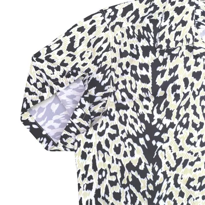 Рубашка Wacko Maria Predators Skin Print "Beige/Black" фото № 4