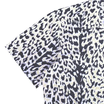 Рубашка Wacko Maria Predators Skin Print "Beige/Black" фото № 5