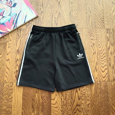 Шорты Balenciaga X Adidas Strip Style "Black" фото № 2