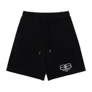 Шорты Balenciaga With Shiny Logo "Black"