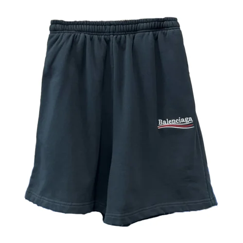 Шорты Balenciaga Airy "Black/Blue"