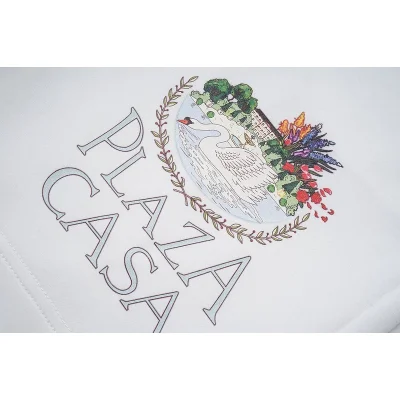 Шорты Casablanca Goose Garden Pond Flowers "White" фото № 4