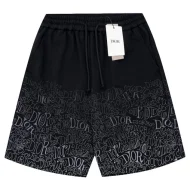 Шорты Christian Dior With Multiplied Text Logo "Black"