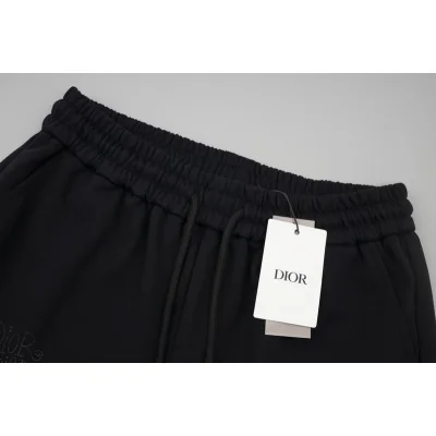 Шорты Christian Dior With Multiplied Text Logo "Black" фото № 7