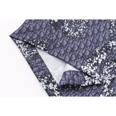 Шорты Christian Dior With Abstract Print "Lilac/Gray" фото № 2
